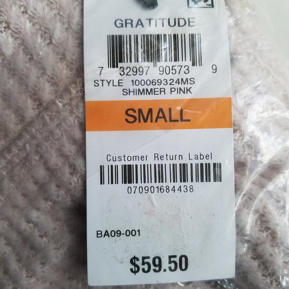 Ideology NWT Shimmer Pink Waffle-Knit Joggers (S) - Picture 4 of 4